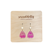 Load image into Gallery viewer, Ouija Board Planchette Earrings - Iridescent (Acrylic)