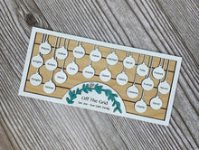 Load image into Gallery viewer, Personalized Holiday Family Frame (Baubles)