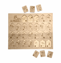 Load image into Gallery viewer, American Sign Language (ASL) Alphabet Puzzle