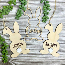 Load image into Gallery viewer, Easter Basket Bunny Tag