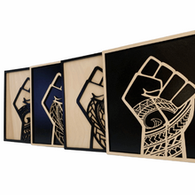 Load image into Gallery viewer, BLM x AAPI Tribal Solidarity Frame v1