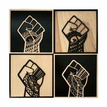 Load image into Gallery viewer, BLM x AAPI Tribal Solidarity Frame v2
