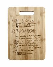 Load image into Gallery viewer, Custom Engraved Bamboo Cutting Board