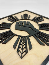 Load image into Gallery viewer, BLM x AAPI Tribal Solidarity Frame v3 (PI Sun)