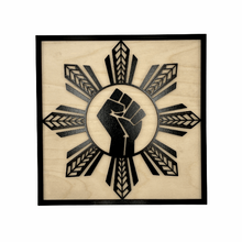 Load image into Gallery viewer, BLM x AAPI Tribal Solidarity Frame v3 (PI Sun)
