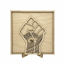 Load image into Gallery viewer, BLM x AAPI Tribal Solidarity Frame v2