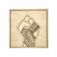 Load image into Gallery viewer, BLM x AAPI Tribal Solidarity Frame v1