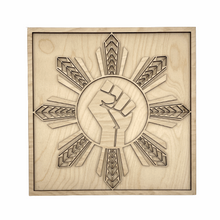 Load image into Gallery viewer, BLM x AAPI Tribal Solidarity Frame v3 (PI Sun)