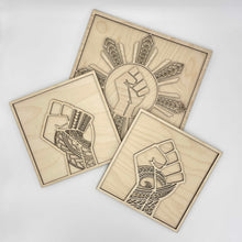 Load image into Gallery viewer, BLM x AAPI Tribal Solidarity Frame v1