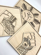 Load image into Gallery viewer, BLM x AAPI Tribal Solidarity Frame v2