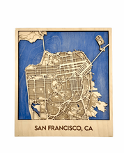 Load image into Gallery viewer, 3D Map of San Francisco