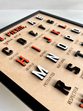 Load image into Gallery viewer, "Teacher, you are..." ABC's Appreciation Sign (SF Giants)