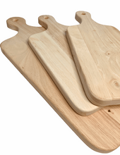 Load image into Gallery viewer, Custom Engraved Rubberwood Charcuterie Board w/Handle
