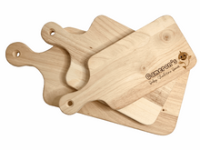 Load image into Gallery viewer, Custom Engraved Rubberwood Charcuterie Board w/Handle