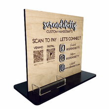 Load image into Gallery viewer, Payment & Social Media Sign