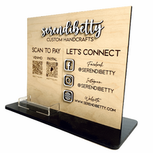 Load image into Gallery viewer, Payment & Social Media Sign