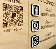 Load image into Gallery viewer, Payment & Social Media Sign