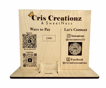 Load image into Gallery viewer, Payment & Social Media Sign