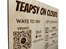 Load image into Gallery viewer, Payment & Social Media Sign