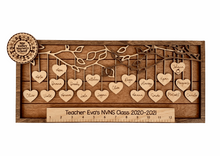 Load image into Gallery viewer, Hanging Hearts Frame School Edition