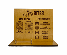 Load image into Gallery viewer, Payment & Social Media Sign