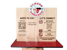 Load image into Gallery viewer, Payment & Social Media Sign