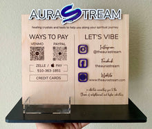Load image into Gallery viewer, Payment & Social Media Sign