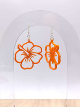 Load image into Gallery viewer, Hibiscus Earrings - (Acrylic)
