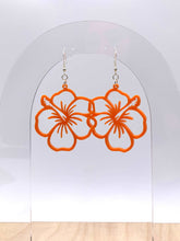 Load image into Gallery viewer, Hibiscus Earrings - (Acrylic)