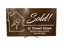 Load image into Gallery viewer, Personalized SOLD Realtor Sign