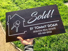 Load image into Gallery viewer, Personalized SOLD Realtor Sign