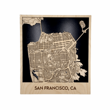 Load image into Gallery viewer, 3D Map of San Francisco
