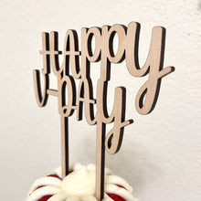 Load image into Gallery viewer, Happy V-Day Cake Topper