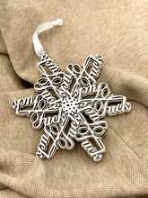 Load image into Gallery viewer, COVID19 Fuckflake Ornament