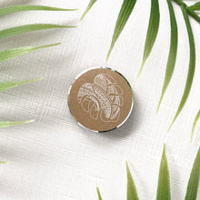 Load image into Gallery viewer, Tribal Engraved Phone Grip - Monstera (Metal)