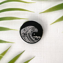 Load image into Gallery viewer, Tribal Engraved Phone Grip - Wave (Metal)