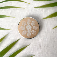 Load image into Gallery viewer, Tribal Engraved Phone Grip - AAPI x BLM (Metal)