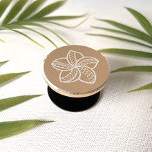 Load image into Gallery viewer, Tribal Engraved Phone Grip - Plumeria (Metal)