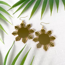 Load image into Gallery viewer, Oversized Philippines Sun Earrings (Acrylic)