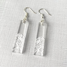 Load image into Gallery viewer, Half Peony Bar Earrings (Acrylic)