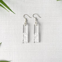 Load image into Gallery viewer, Half Peony Bar Earrings (Acrylic)