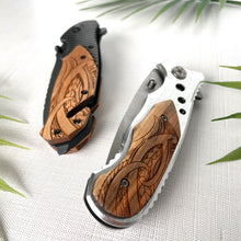 Load image into Gallery viewer, Tribal Engraved Knife v1