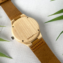 Load image into Gallery viewer, Tribal Engraved Wood Watch - Maple