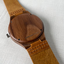 Load image into Gallery viewer, Tribal Engraved Wood Watch - Sandalwood