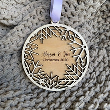Load image into Gallery viewer, Personalized Snowflake Ornament
