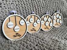 Load image into Gallery viewer, Personalized Family Ornament (1-7 Names)