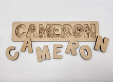 Load image into Gallery viewer, Personalized Wooden Name Puzzle