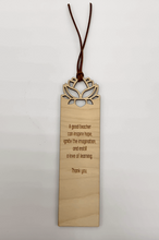 Load image into Gallery viewer, Lotus Bookmark (Wood)