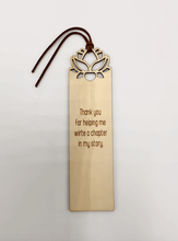Load image into Gallery viewer, Lotus Bookmark (Wood)