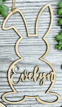 Load image into Gallery viewer, Easter Basket Bunny Tag